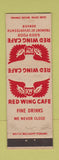 Matchbook Cover - Red Wing Cafe Denver Colorado WEAR