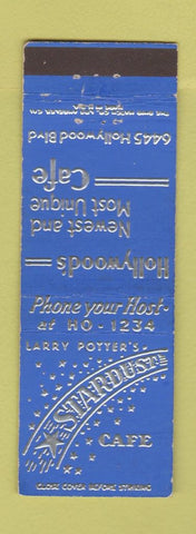 Matchbook Cover - Stardust Cafe Hollywood CA