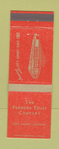 Matchbook Cover - Farmers Trust Company Lee's Summit MO