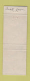 Matchbook Cover - Fenton Bank Fenton MO