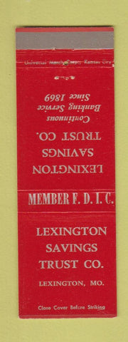 Matchbook Cover - Lexington Savings Trust Lexington MO