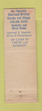 Matchbook Cover - Ancona's Restaurant Kansas City MO Italian Pizza
