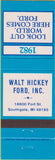 Matchbook Cover - 1982 Ford Southgate MI