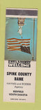 Matchbook Cover - Spink County Bank Redfield SD