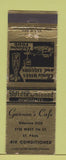 Matchbook Cover - Gannon's Cafe ST Paul MN
