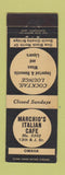 Matchbook Cover - Marchio's Italian Cafe Omaha NE