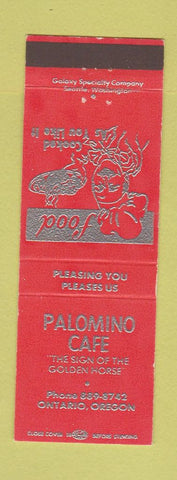 Matchbook Cover - Palomino Cafe Ontario OR