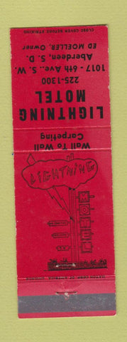 Matchbook Cover - Lightning Motel Aberdeen SD