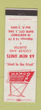 Matchbook Cover - Marco Motel Rapid City SD