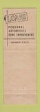 Matchbook Cover - Bank of Silver Spring MD