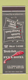 Matchbook Cover - Bernie See's Penn Hotel Towson MD