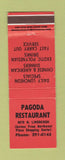 Matchbook Cover - Pagoda Restaurant St Louis?