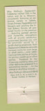 Matchbook Cover - Miss Hulling St Louis MO Catering girlie
