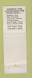 Matchbook Cover - Goldenrod Showboat St Louis MO