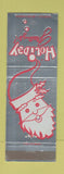 Matchbook Cover - Bou Laundry Cleaners Gastonia NC Christmas