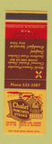 Matchbook Cover - Chalet Pancakes Steaks Anaheim CA Disneyland Ref