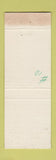 Matchbook Cover - Valley View Bowling Restaurant Newark OH WORN