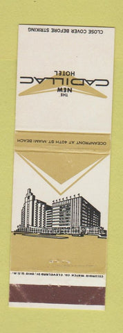 Matchbook Cover - New Cadillac Hotel Miami Beach FL