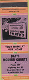 Matchbook Cover - Day's Modern Courst Hammond LA