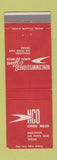 Matchbook Cover - NCO Open Mess Harlingen Air Force Base TX