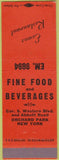 Matchbook Cover - Evans Restaurant Orchard Park NY