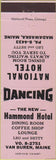 Matchbook Cover - Hammond National Hotels Van Buren ME Madawaska