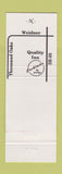 Matchbook Cover - Cocktails by George San Antonio TX Quality Inn