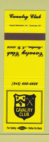 Matchbook Cover - Calvary Club Manlius NY