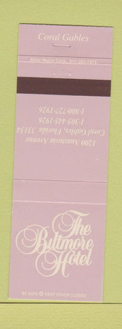 Matchbook Cover - Biltmore Hotel Coral Gables FL