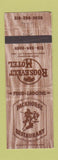 Matchbook Cover - Packhorse Restaurant Roosevelt Motel Saratoga Springs NY WEAR