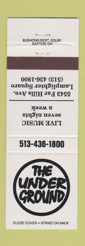 Matchbook Cover - The Under Ground