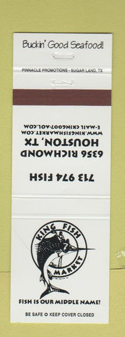Matchbook Cover - King Fish Market Houston TX WEAR