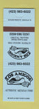 Matchbook Cover - Los Amigos Mexican Maryville TN