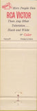 Matchbook Cover - RCA Victor Poulsboro Silverdale WA