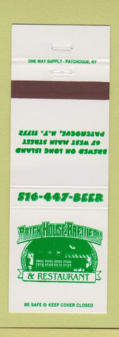 Matchbook Cover - Brick House Brewery Beer Patchogue NY