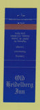 Matchbook Cover - Old Heidelberg Inn Golden Colorado