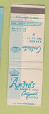 Matchbook Cover - Andrew's of Beverly Hills CA