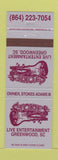 Matchbook Cover - Stokie's Greenwood SC