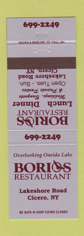 Matchbook Cover - Borios Restaurant Cicero NY