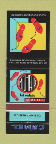 Matchbook Cover - Camel Cigarettes Kid Mohair Seattle WA