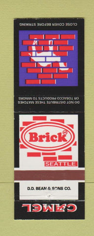 Matchbook Cover - Camel Cigarettes Brick Seattle WA