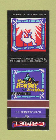 Matchbook Cover - Camel Cigarettes Monkey Pub Seattle WA