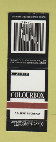 Matchbook Cover - Camel Cigarettes Colourbox Seattle WA