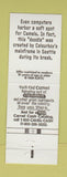 Matchbook Cover - Camel Cigarettes Colourbox Seattle WA