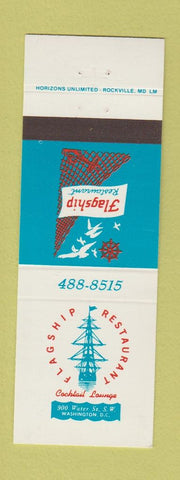 Matchbook Cover - Flagship Restaurant Washington DC