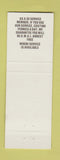Matchbook Cover - 3D Service Cheyenne WY PEACH