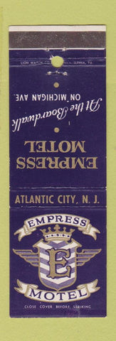 Matchbook Cover - Empress Motel Atlantic City NJ