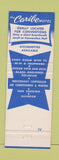 Matchbook Cover - Caribe Motel Atlantic City NJ