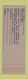 Matchbook Cover - Fetter Hotels Atlantic City NJ