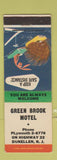 Matchbook Cover - Green Brook Motel Dunellen NJ